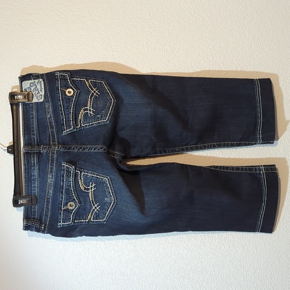 Big Star Denim - Big Star Jeans Maddie Mid Rise Fit size 29 Capri Thick Stitching